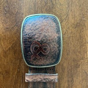 Vintage Dolce & Gabbana belt with leather buckle